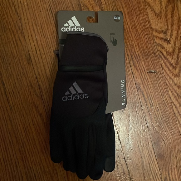 ADIDAS Cold Ready Men’s Running Gloves Black Size S/M Brand New 🖤🖤🖤🖤 - Picture 3 of 4